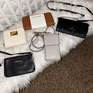 Michael Kors - wallets, cross body, phone cross body.  Bundle for discount.
